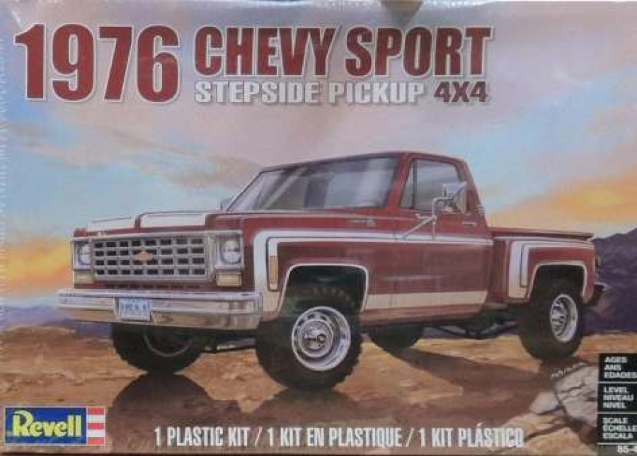 Misc. Products * | Rmx854486 1/24 76 Chevy Sport Stepside Pickup 4X4