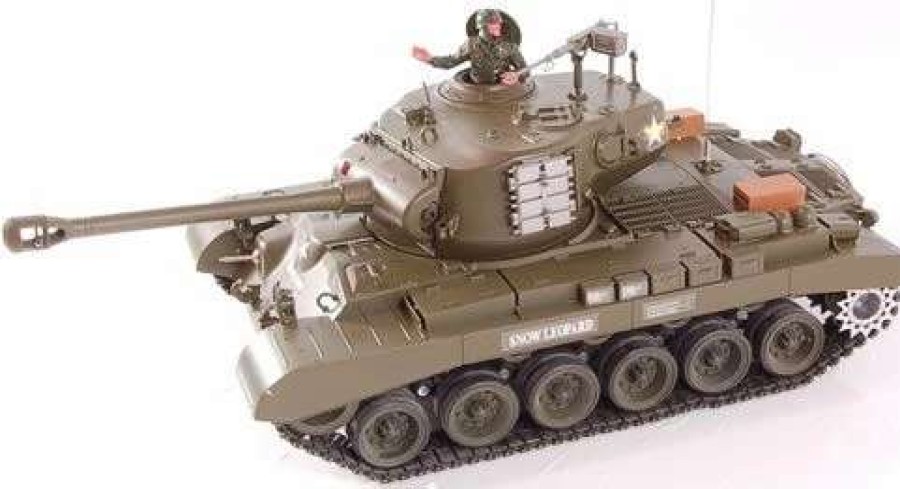 Rc Tanks * | 1/16 M26 Pershing Snow Leopard Bb Radio Controlled Tanks