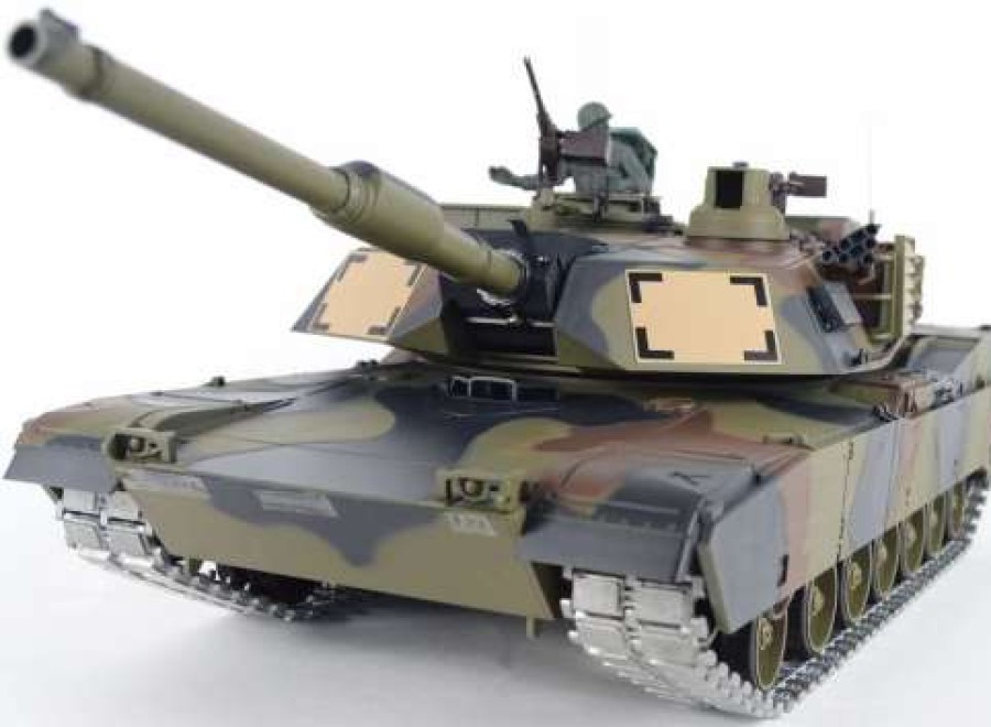 Rc Tanks * | 1/16 M1A2 Abrams Firing Rc Tank Camouflage Paint Pro Version