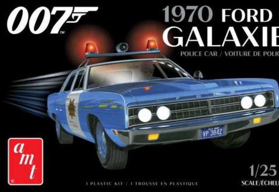 Misc. Products * | Amt1172M 1/25 1970 Ford Galaxie Police Car James Bond