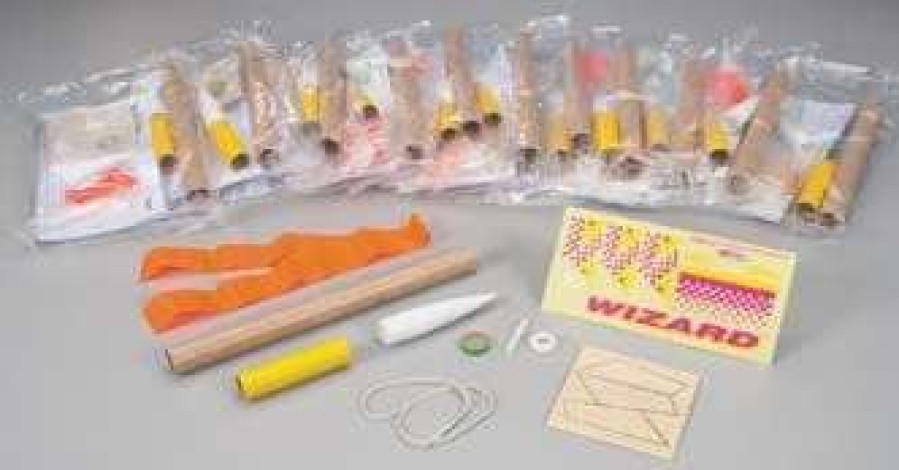 Misc. Products * | Estes Est1754 Wizard Bulk Pack Kits Skill Level 1 (12)