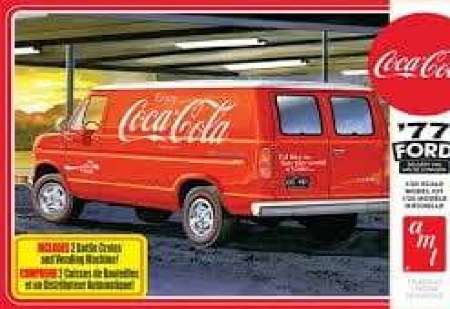 Misc. Products * | Amt1173M 1/25 1977 Ford Van W/Vending Machine Coca-Cola