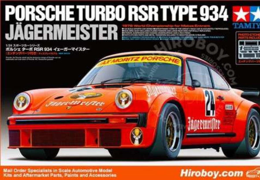 Misc. Products * | Tamiya Tam24328 1/24 Porsche Turbo Rsr Type 934 Jagermeister