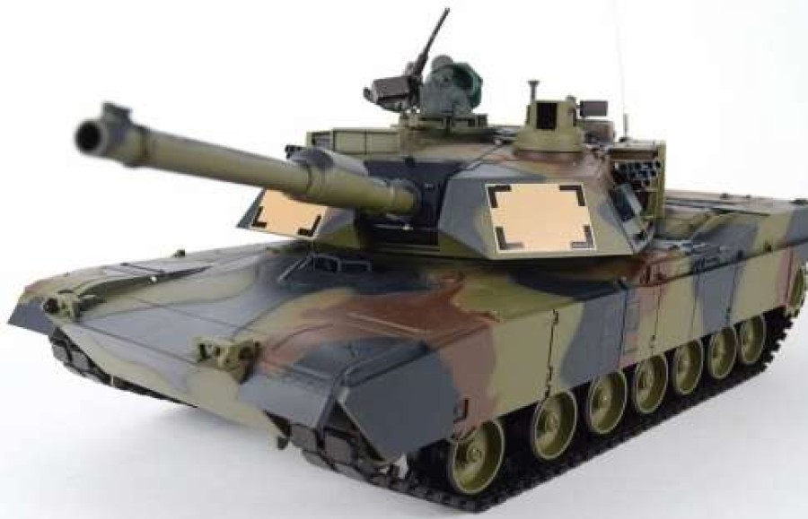 Rc Tanks * | 1/16 M1A2 Abrams Radio Controlled Tank Camo Version