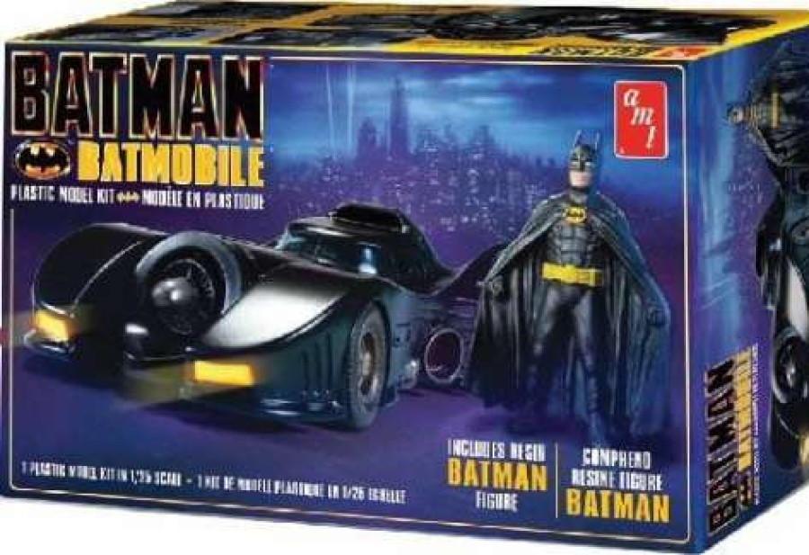 Misc. Products * | Amt1107 1/25 1989 Batmobile W/Resin Batman Figure