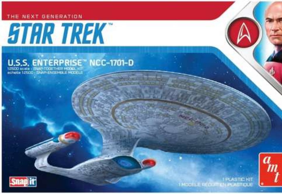 Misc. Products * | Amt1126M 1/25000 Star Trek Uss Enterprise-D, Snap