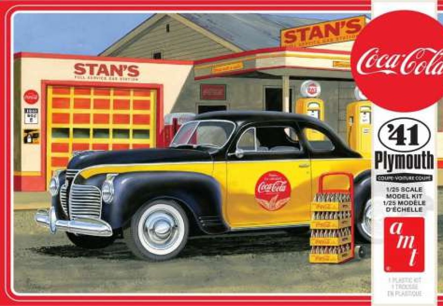 Misc. Products * | Amt1197M 1/25 1941 Plymouth Coupe Coca-Cola