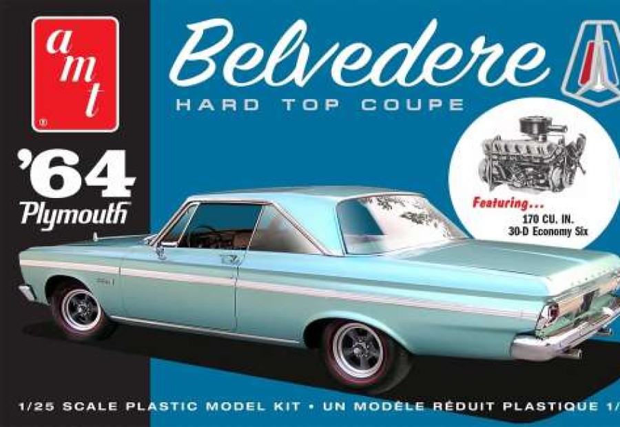 Misc. Products * | Amt1188M 1/25 1964 Plymouth Belvedere W/ Straight 6 Engine