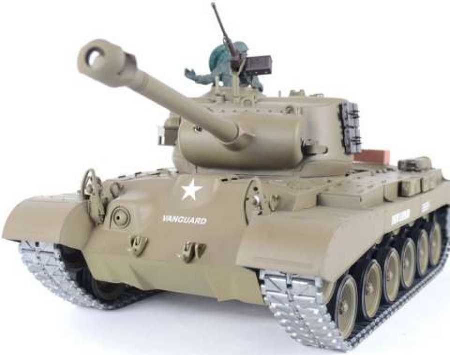 Rc Tanks * | 1/16 M26 Pershing Snow Leopard Firing Rc Tank Pro Version