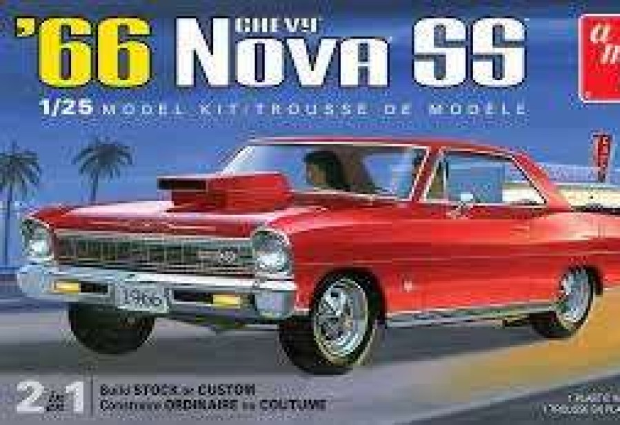 Misc. Products * | Amt1198M 1/25 1966 Chevy Nova Ss