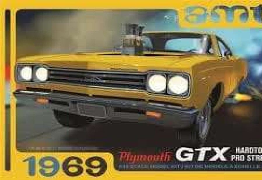 Misc. Products * | Amt1180M 1/25 1969 Plymouth Gtx Hardtop Pro Street