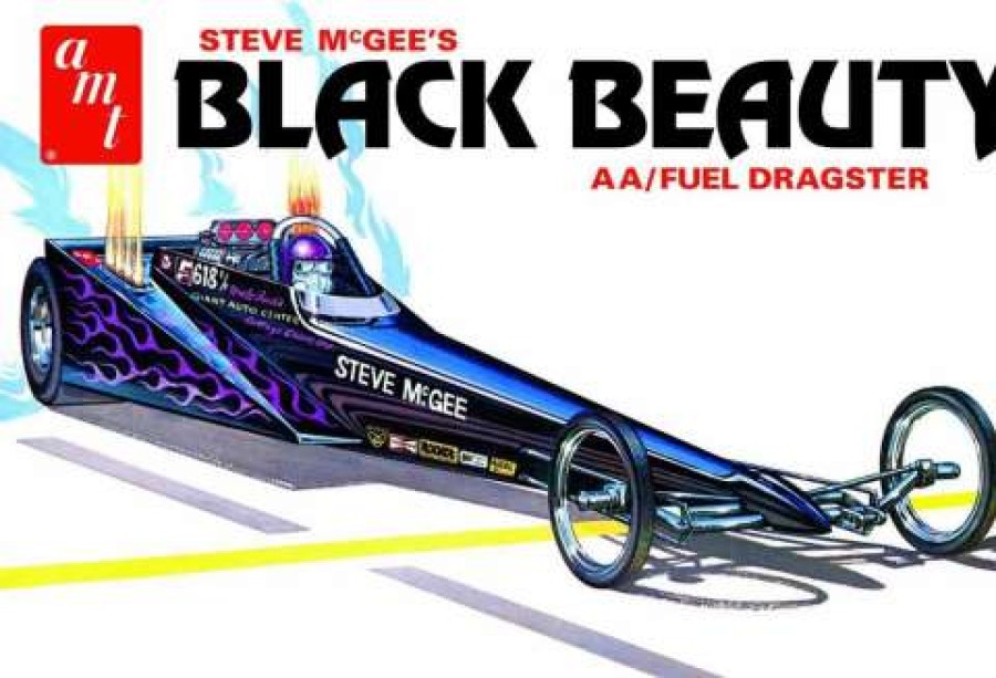 Misc. Products * | Amt1214 1/25 Steve Mcgee Black Beauty Wedge Dragster