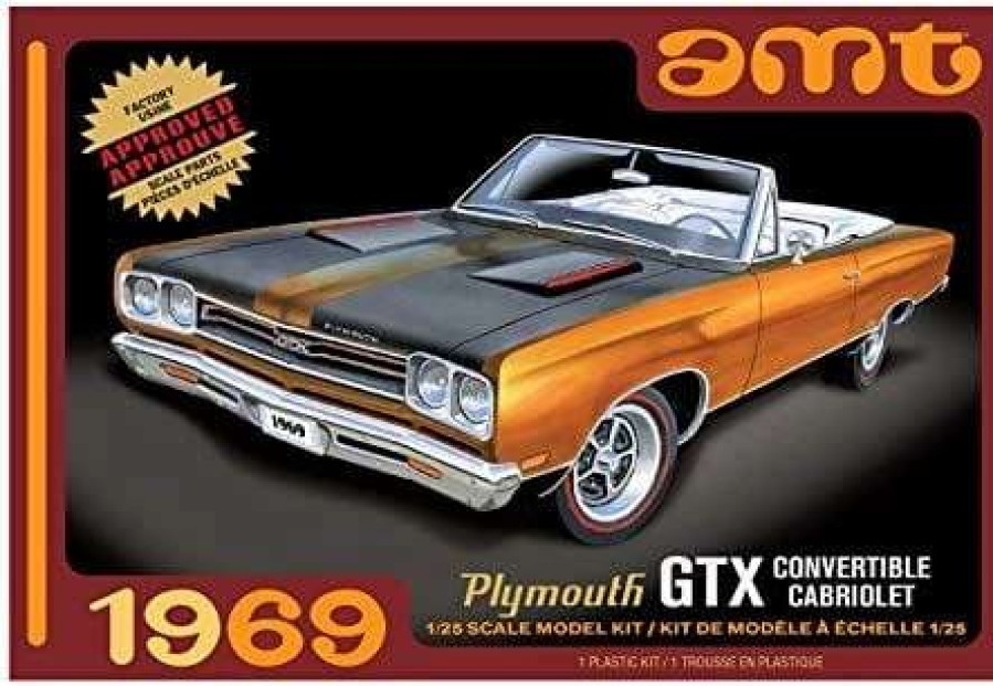 Misc. Products * | Amt1137M 1/25 1969 Plymouth Gtx Convertible 2T