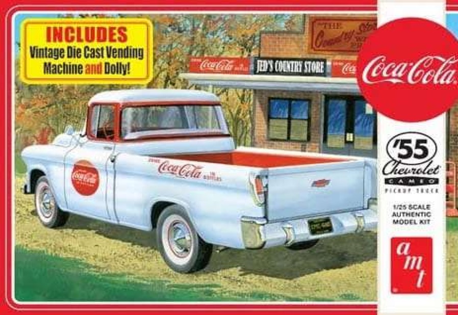 Misc. Products * | Amt1094 1/25 1955 Chevy Cameo Pickup, Coca-Cola